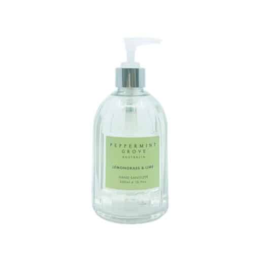 lemongrass and lime hand sanitiser